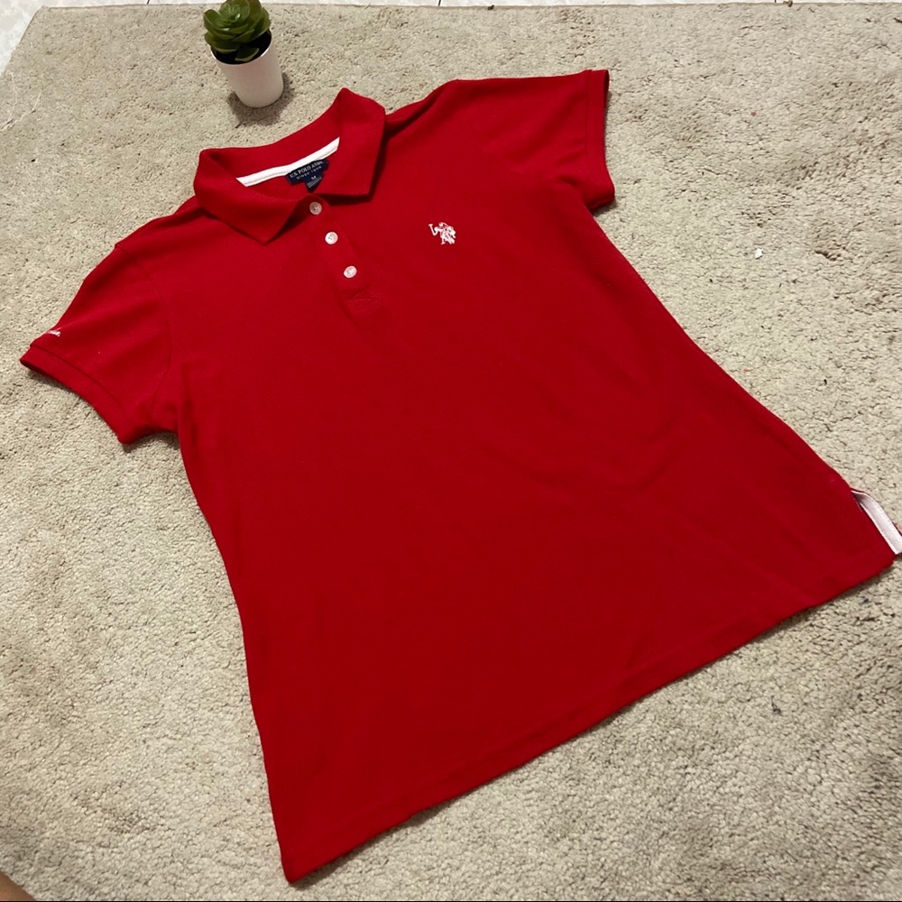 NWOT Red Polo U.S. Polo ASSN. M